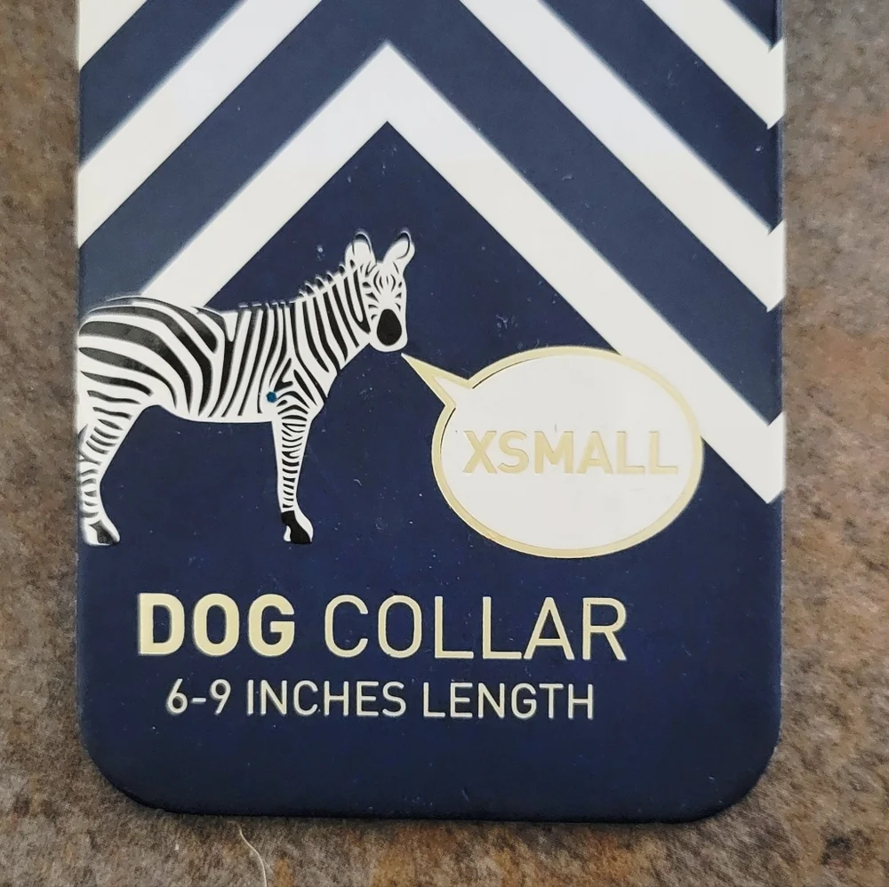 New! Dog Collar by Dabney Lee - Green and Gold XS